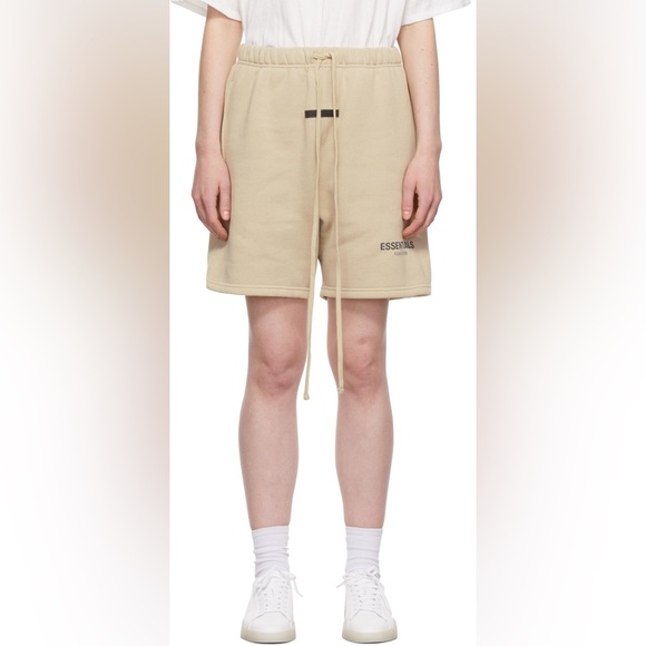 Fear of God Essentials Cream Athletic Shorts - Picture 2 of 7
